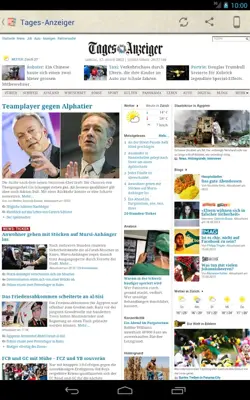Schweiz Zeitungen android App screenshot 10