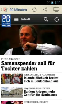 Schweiz Zeitungen android App screenshot 4