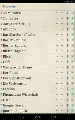 Schweiz Zeitungen android App screenshot 8